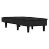 VidaXL Chaise Longue Black Velvet 352847