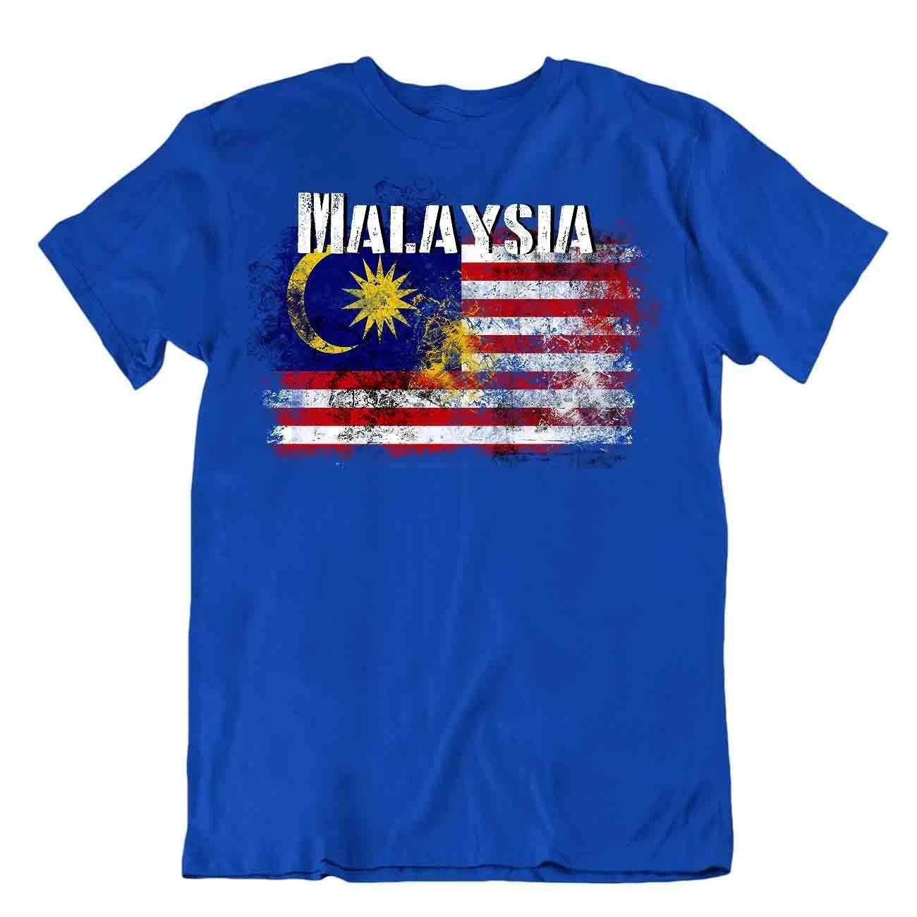 Malaysia flag Tshirt T-shirt Tee top city map escutcheon motto wonderful gift 3XL