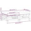 VidaXL Repose-pieds de jardin coussins 2 pcs blanc bois de pin massif, tabouret, repose-pied ottoman, tabouret de jardin, 825696