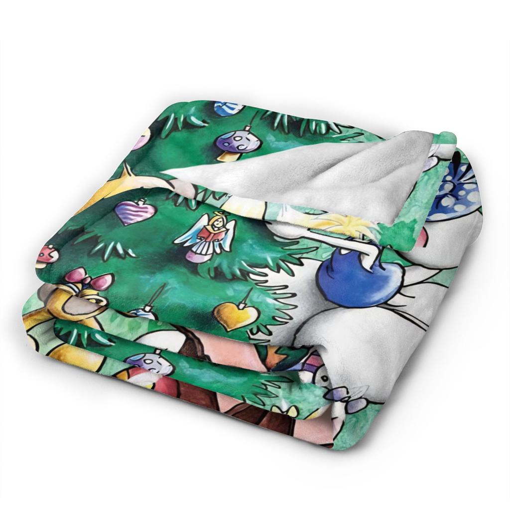 D-Diddles Blankets Flannel Diddl Catoon Soft Throw Blankets for Bedding Couch Bedroom Quilt