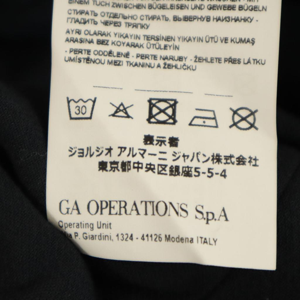 Emporio Armani Long Sleeve Jacket 40 Navy System Women Used