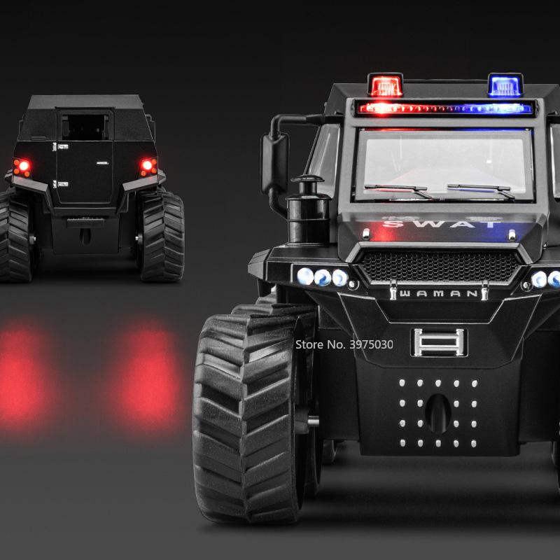 2024 New 1/32 Alloy Diecast Model Car 8x8 ATV Metal Vehicle Car Model Sound and Light Simulation Collection Gift Children Toy