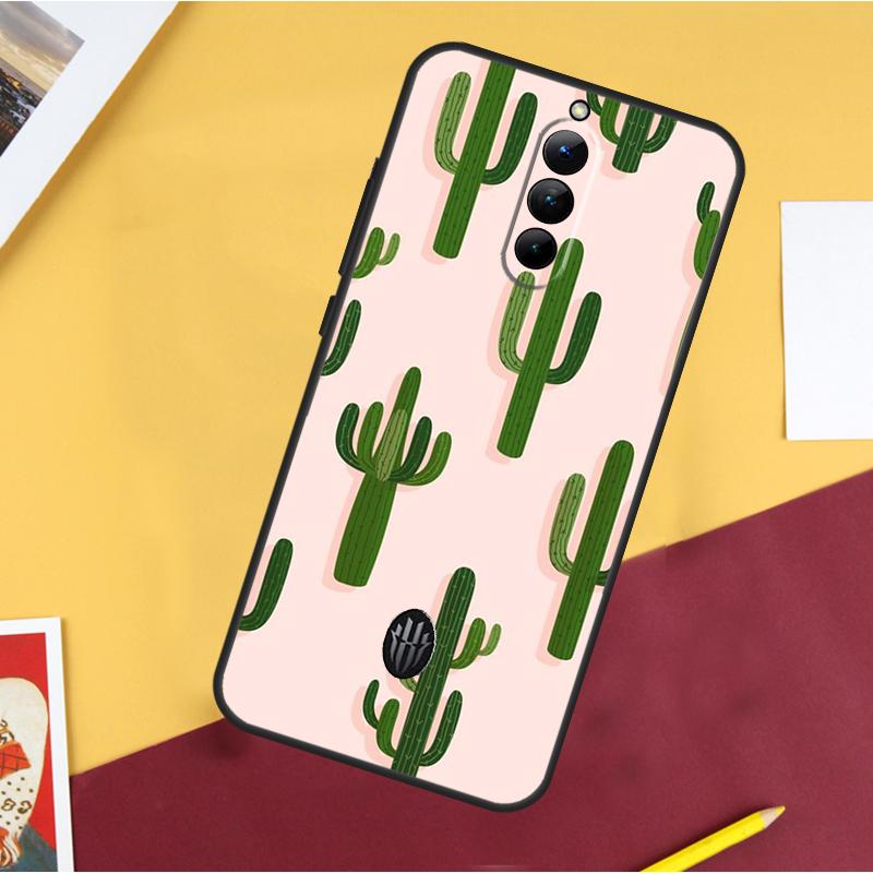Plant Cactus Case For ZTE Nubia Red Magic 11 Pro 9 8 8S 9S 10S 10 Pro Plus 6R 6 7 6S 7S Pro 10 Air Cover