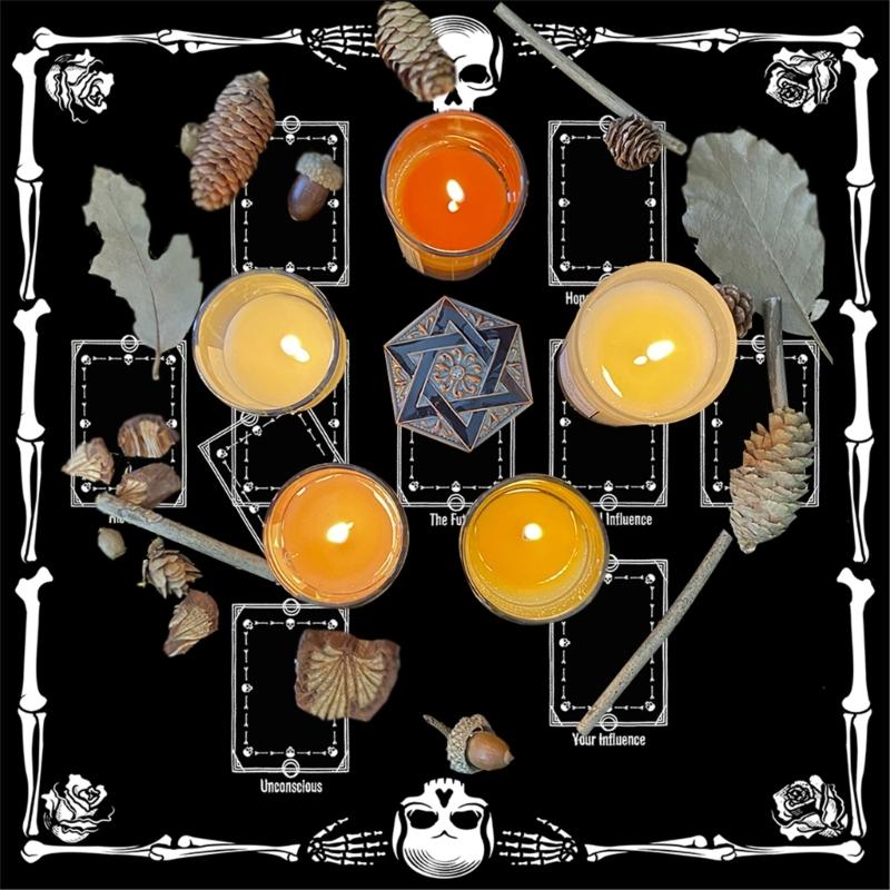 Tarot Tischdecke Altartuch Karten zum Kartenlegen Astrologie Tischdecke Divinations Kartentuch Wandteppich Wanddekoration