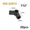 Bulk Technical Connector Pin Peg Cross Axle Building Blocks Parts Compatible with 2780 3673 6558 6562 MOC Bricks Toys