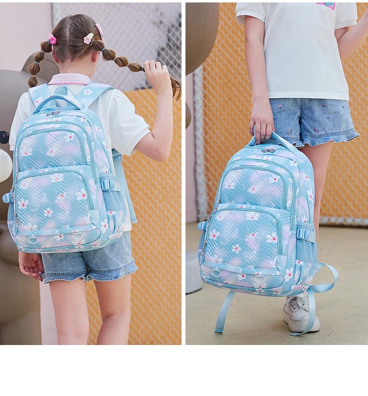 2025 Niedlicher wasserdichter Schulrucksack für Mädchen - Leicht und mit Aufdruck