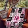 Happy 18Th Birthday Customizable Blanket Customize Your Name Comfortable Great For Picnics Outdoor Travel And Camping Sofa Office Four Seasons