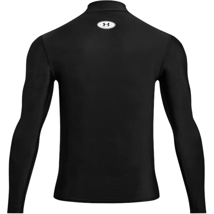 Under Armour HeatGear SS25 Half High Neck Breathable Long Sleeve Fitness Shirt Men tops Black 1390099-001