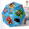 1pc Mario Luigi Automatic Folding Umbrella - Compact 8-Rib Design, Durable Plastic & Iron, Lightweight for Outdoor Daily Use,  a0929145