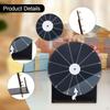 Rotating Wheel for Prizes Roulette with Stand Acrylic Drinking Game Supplies Adults
