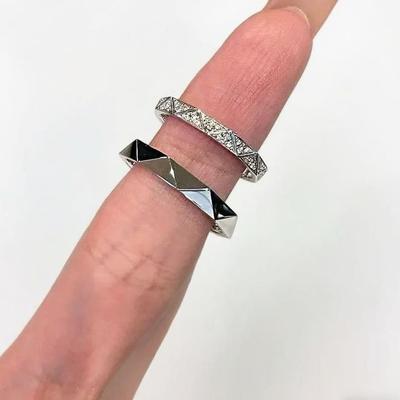 Elegant Women's Minimalist Non-Fading High-End Cold Style Ring