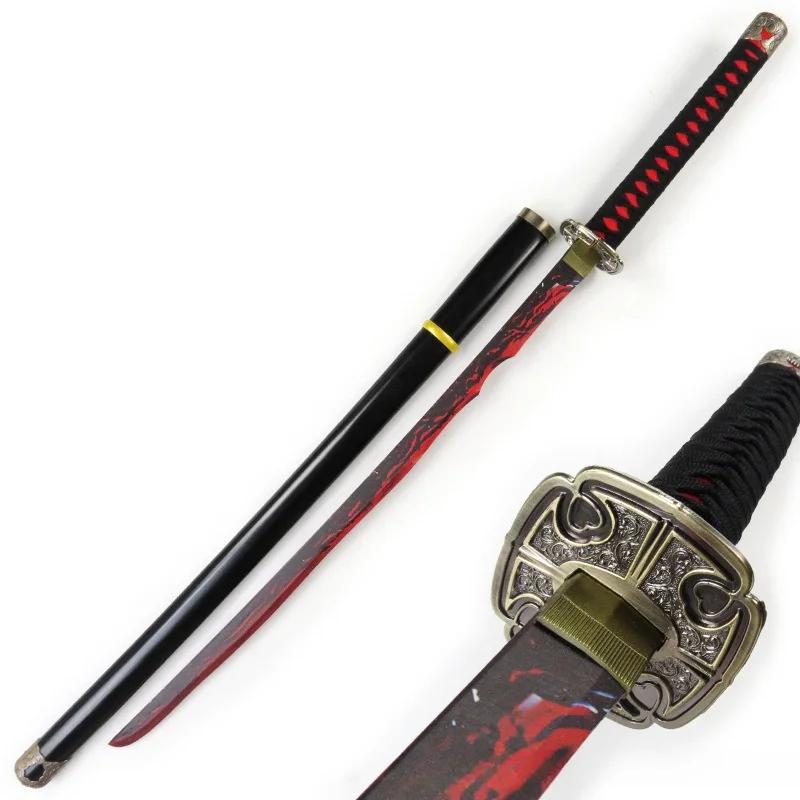 40inch Elden Katana Wood Sword Anime Cosplay Costume Ninja Knife Blade Real Size Japanese Katana Original Samurai Sabre Lovely Gift
