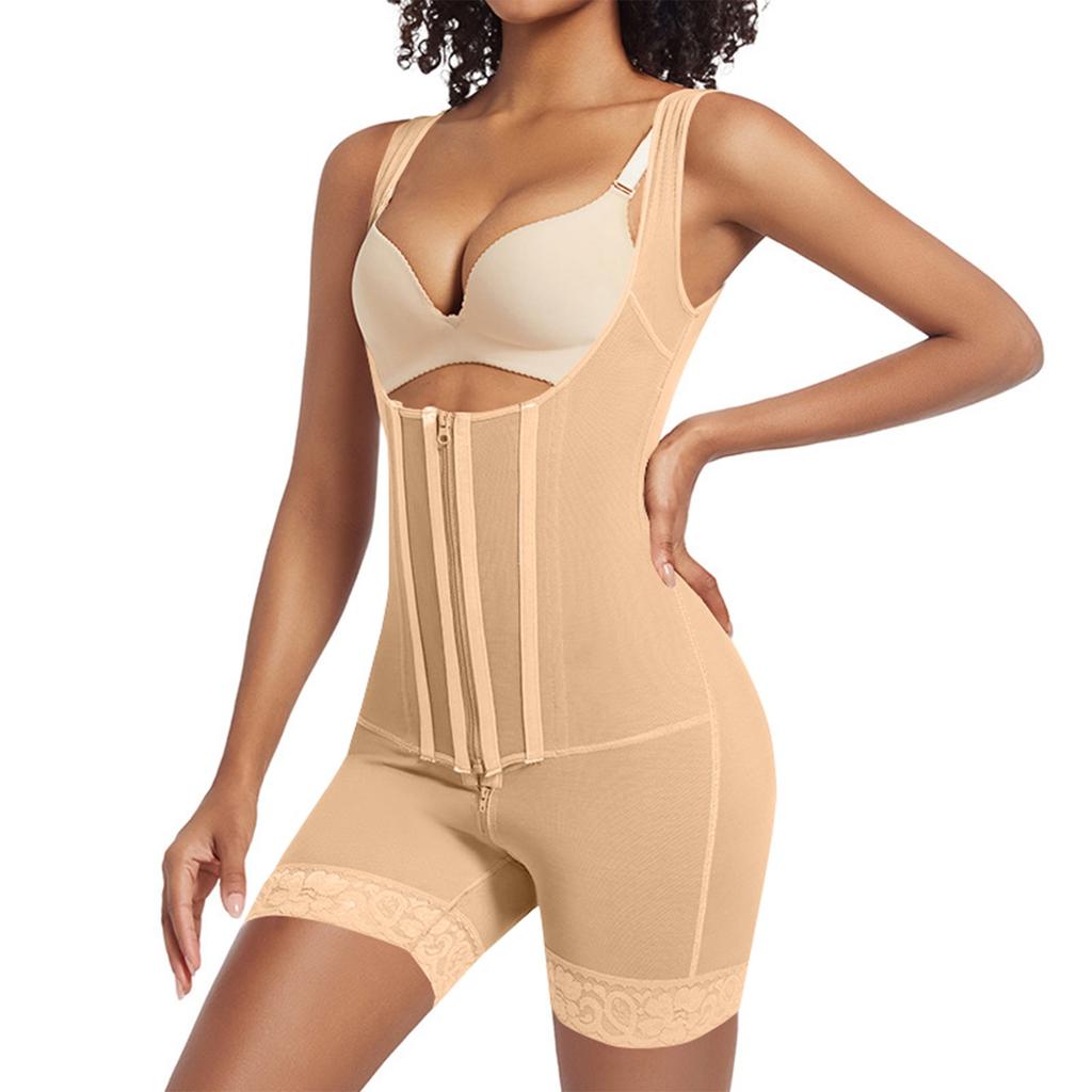 Women's Color Tight Waist Shaping Top Tummy Shaping Bodysuit