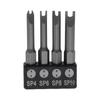 Special-shaped Screwdriver 50mm U-Y-Type Thiangle Three Points Screwdriver Bit