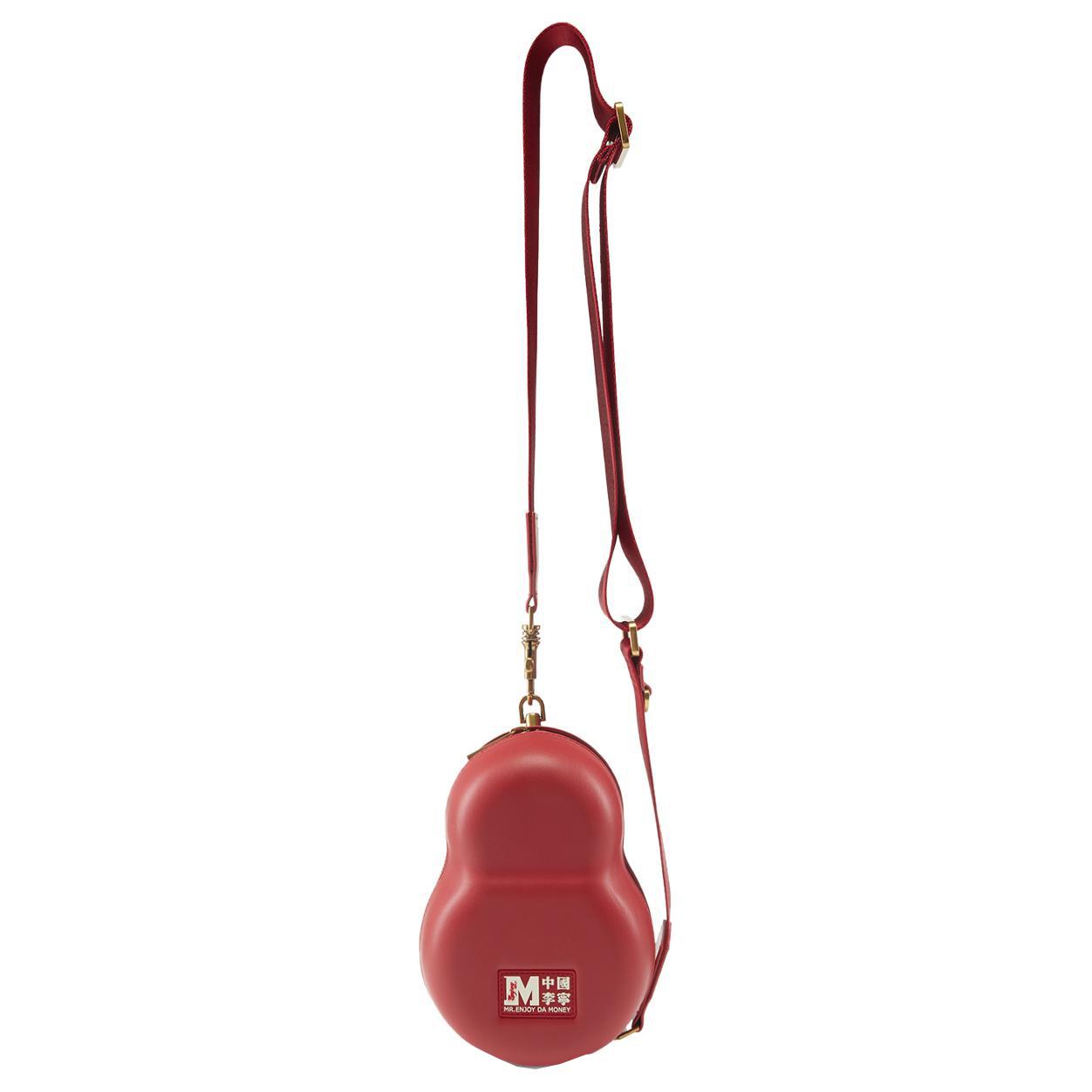 

New LiNing Polyurethane Shoulder Bag, Crossbody Bag Unisex Red ABDV041-2 14.0*9.4*20.1CM