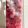 Red Gradient Drop-Proof Transparent Case for iPhone 15/16/17/14 Pro Max
