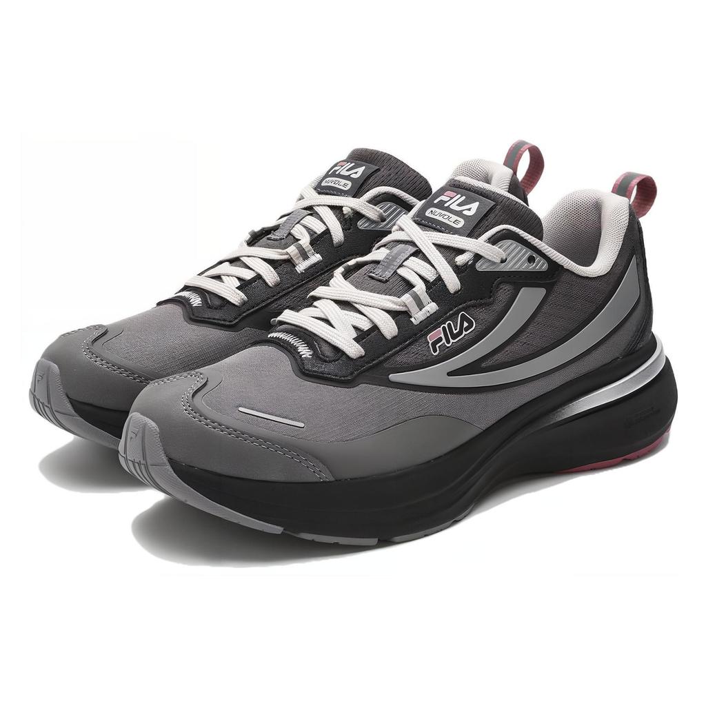 FILA Nuvole 1.0 City Running Fabric Synthetic Leather Low-Top Running Shoes Women sneaker Black A12W341123FGB