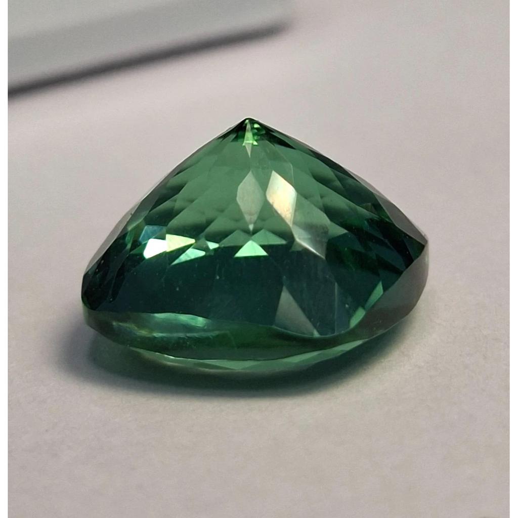 Natural Shine Green Sapphire 10-12 Ct Cushion Cut Certified Beautiful Gemstone