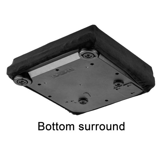 Staubschutzhülle für Plattenspieler mit Gummiband, staubdichte Schutzhülle für Plattenspieler, Plattenspieler-Hülle für Audio-Technica AT-LP60XBT