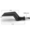 Motorcycle Modification Parts Dual-Color Flowing Angel Wing Turn Signals 12V Universal Dual-Color Flowing Led Turn Signals