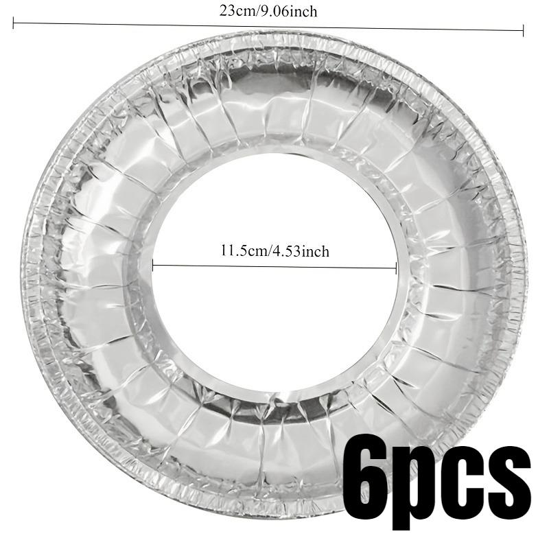6Pcs Thickened Gas Stove Protector Liners, High‑Temperature Resistant Oil‑Proof Easy‑Clean Stove Pads for Kitchen Household Use