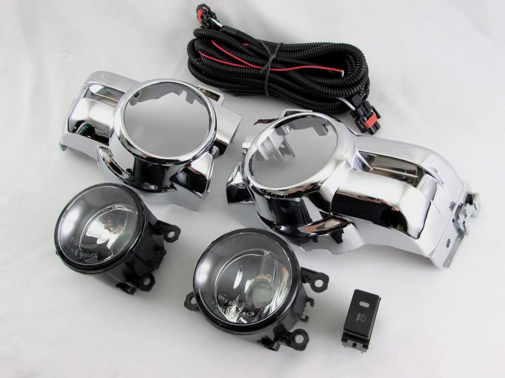 BRIGHTZ NV350 Caravan E26 Early Fog Light Retrofit Kit Chrome KS2E26 KS4E26 KS2E KS4E 26 NV350 NV V350 350 Caravan Wagon 30687 (Wagon) [FOG-H-097]