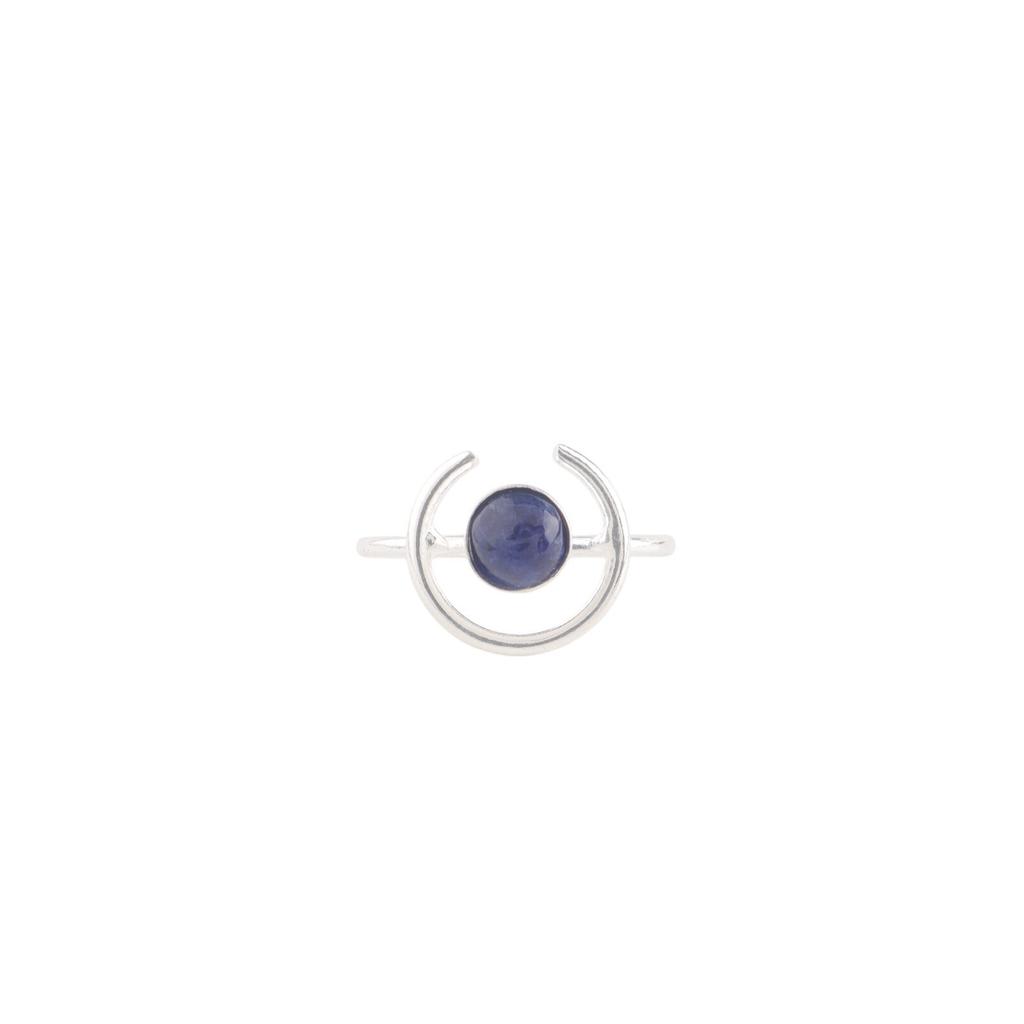 Rare Sodalite Gemstone Ring 925 Sterling Silver Handmade Jewelry Bridesmaid Gift RR-54-34