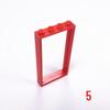 High-end MOC Mini Model City Building Blocks: Door & Window Parts