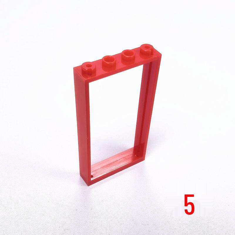 High-end MOC Mini Model City Building Blocks: Door & Window Parts