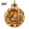 Illuminated Faith Based Decor Christian Scripture Keepsake, Light Up Religious Hanging Ornament with Bible Spiritual Encouragement Home Verse,