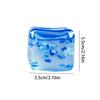 1pc Ice Cube Stress Ball Blue Snowflake Maltose Squeeze Toy Rebound Fidget Anxiety Relief Toy For Office Favor Classroom Gift