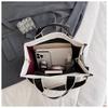 Mode Canvas Tasche Koreanisch Instagram Große Kapazität Handtasche Damen Pendler Schulter Crossbody Tragetasche