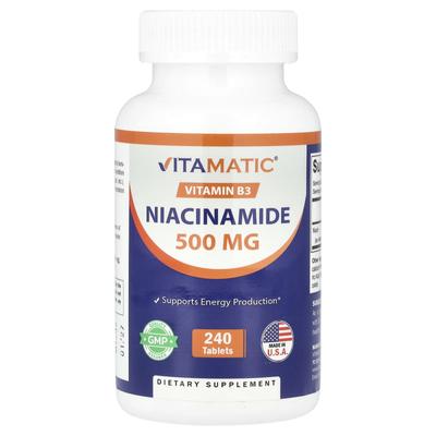 Niacinamide, 500Mg, 240 Tablets