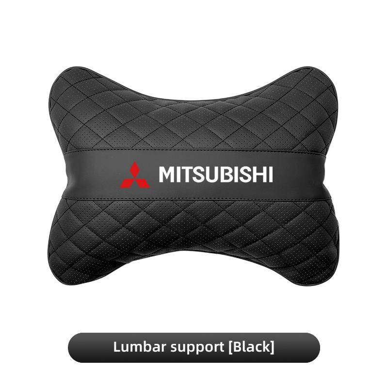 cxfnzt1 Leather Car Seat Headrest Comfortable Lumbar Support For Mitsubishi Eclipse Lancer Outlander Pajero ASX Colt I200 Ex Star Mirage