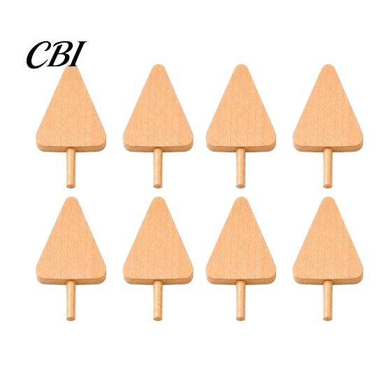 DIY Craft Stick Unfinished Wood Popsicle, Summer Ice Cream Shaped Wooden Popsicles Paint for Projects Home Decoration Supplies