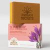 INDIAN SECRETS Kojic Acid & Saffron Detan Scrub Soap | Skin Brightening & Tan Removal Bathing Soap for Men & Women | Kojic Soap - Dark Spots, Pigme