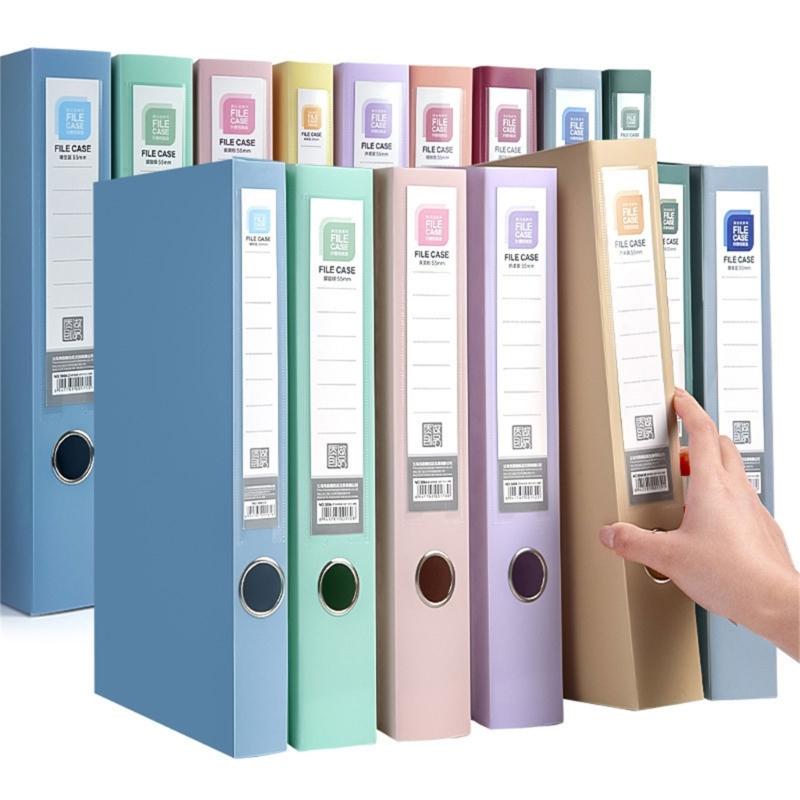 Grote Bestandskist met Doorzichtig Labelvenster Waterdichte Documenten Organizer Presentatie Vuldoos Voor School Kantoor