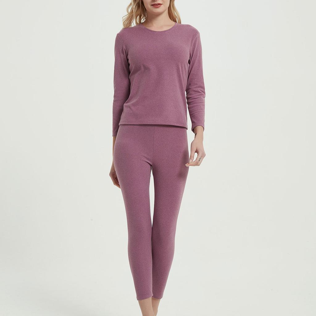 Dámské ultra měkké termoprádlo Long Johns sety s fleecovou podšívkou