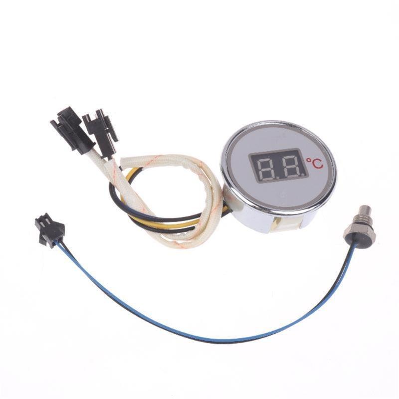 Round/Square Temperature Digital Display Meter Household Natural Gas Water Heater Liquefied Replacement Accessories