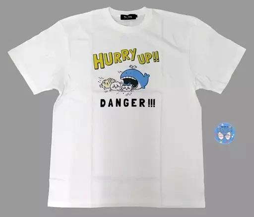Harry Up T-shirt (with Squid Mirror) White L Chiikawa Aquarium (2023) M