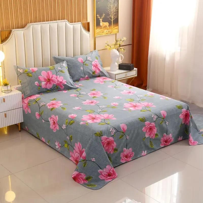 3 szt. Prześcieradła Broken Flowers Bed Simplicity Narzuta na łóżko Plus Size Double Queen King Prześcieradła z poszewkami na poduszki