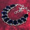 Faceted Blue Sapphire Necklace, Gemstone Handmade Jewelry, 925 Solid Sterling Silver Necklace Jewelry Gift For Weeding