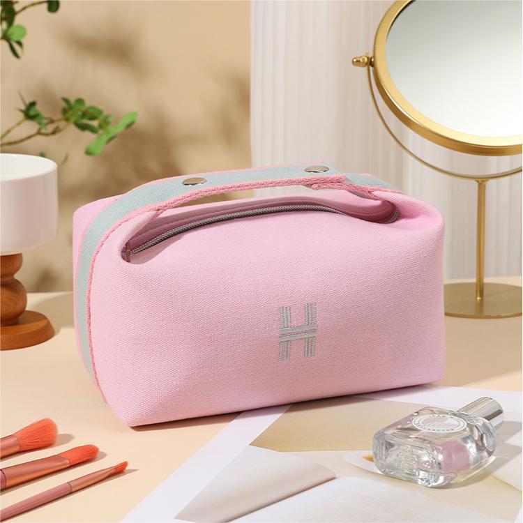 Trousse de toilette de voyage de luxe grande capacité avec logo imprimé