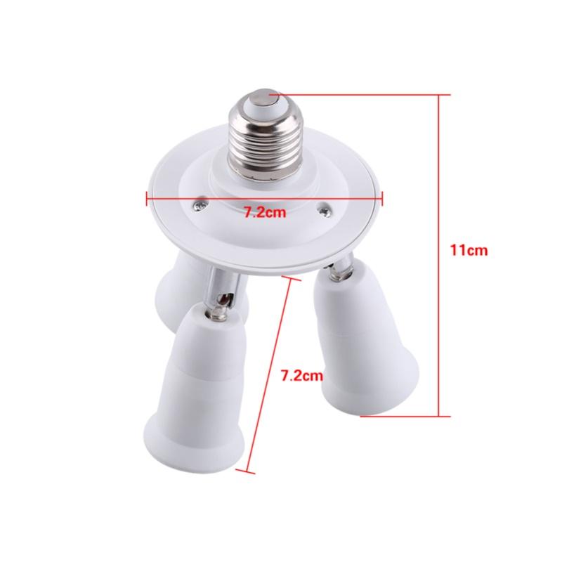 5 In 1 Adjustable E27 To E27 Base Light Lamp Bulb Adapter Holder Socket Splitter New #3