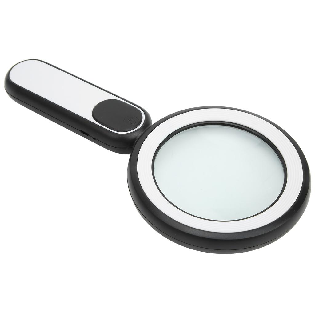 Lupe LED 10-fache Vergrößerung Vergrößerungsglas Einstellbar zum Lesen Beobachten
