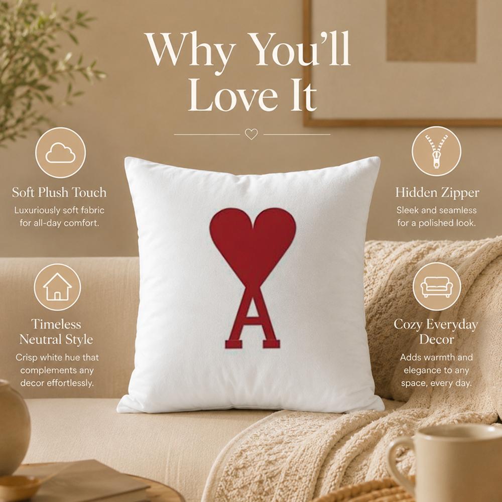 Fashion A‑AAAMIPARISSS Cushion Cover Double-Sided Printed Pillow Cover Hypoallergenic Dust-Mite Proof