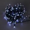 Guirlande lumineuse extérieure LED 600 lampes, blanc, 15 m, 8 fonctions, avec transformateur