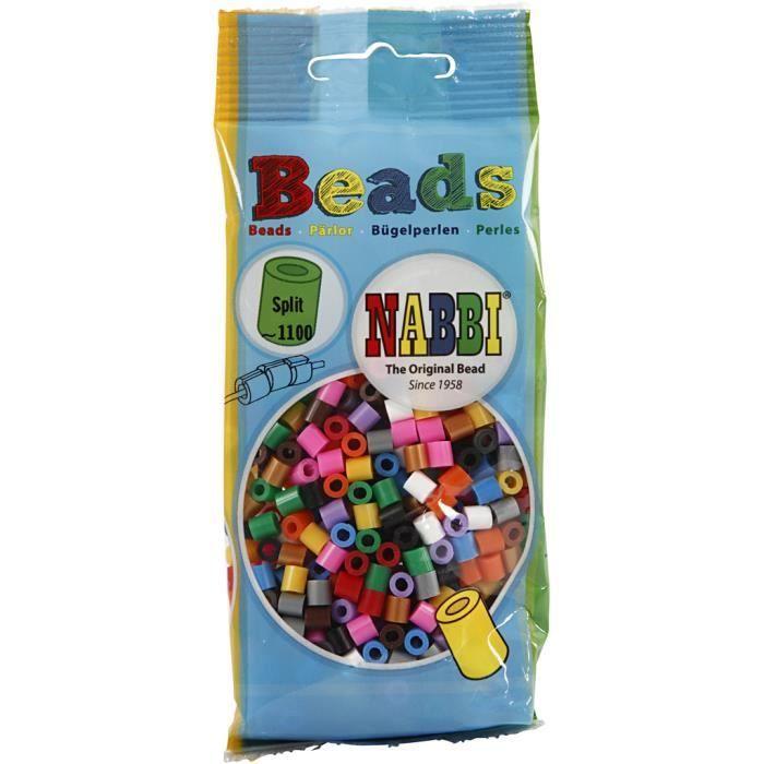 Solid Colored Nabbi Beads, Which Can Be Opened and Closed, and Can Be Attached Around Wires, Etc.. Ref 751350