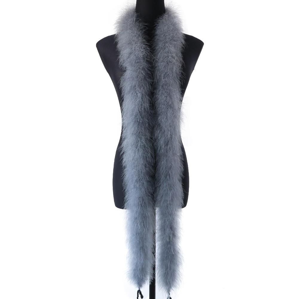 2 Meter Purple Fluffy Marabou Feather Boas For Diy Craft Sewing Trim Home Wedding Party Christmas Decoration 22G