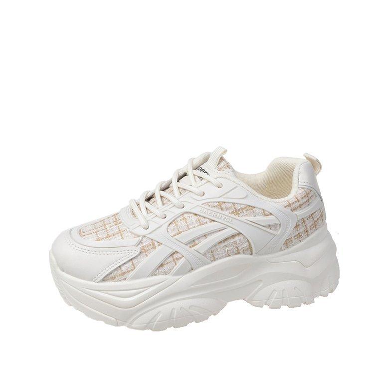 Dad Shoes Children 2025 Autumn New Thick-soled Muffin Shoes Rubber Soft-soled Color Matching Casual Sports Shoes Mixed Batch